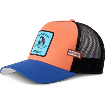 Lippikset kaareva rekka monivärinen snapback Tropical Addict HFT Coastal
