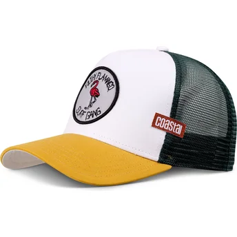Lippikset kaareva rekka monivärinen snapback Filthy Flamingo Surf Gang HFT Coastal