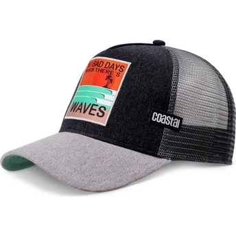 Lippikset kaareva rekka musta snapback No Bad Days HFT Coastal