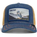 lippikset-kaareva-rekka-laivastonsininen-snapback-born-free-wild-heart-the-farm-goorin-bros