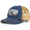 lippikset-kaareva-rekka-laivastonsininen-snapback-born-free-wild-heart-the-farm-goorin-bros