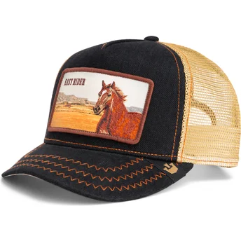 Cap kaareva black snapback The Farm de Goorin Bros.