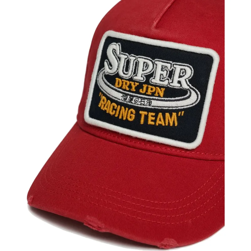 lippikset-kaareva-punainen-saadettava-nauha-graphic-red-superdry lippikset-kaareva-punainen-saadettava-nauha-graphic-red-superdry