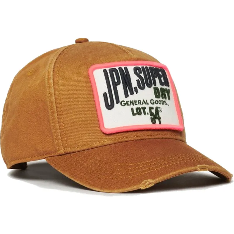 lippikset-kaareva-ruskea-saadettava-nauha-graphic-denim-co-tobacco-brown-superdry