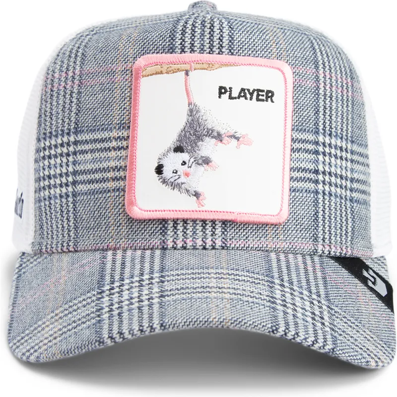 lippikset-kaareva-rekka-laivastonsininen-snapback-goorin-bros-player-possum-luxury-moon-the-farm-navy-blue-and-white-hat-the-far lippikset-kaareva-rekka-laivastonsininen-snapback-goorin-bros-player-possum-luxury-moon-the-farm-navy-blue-and-white-hat-the-far