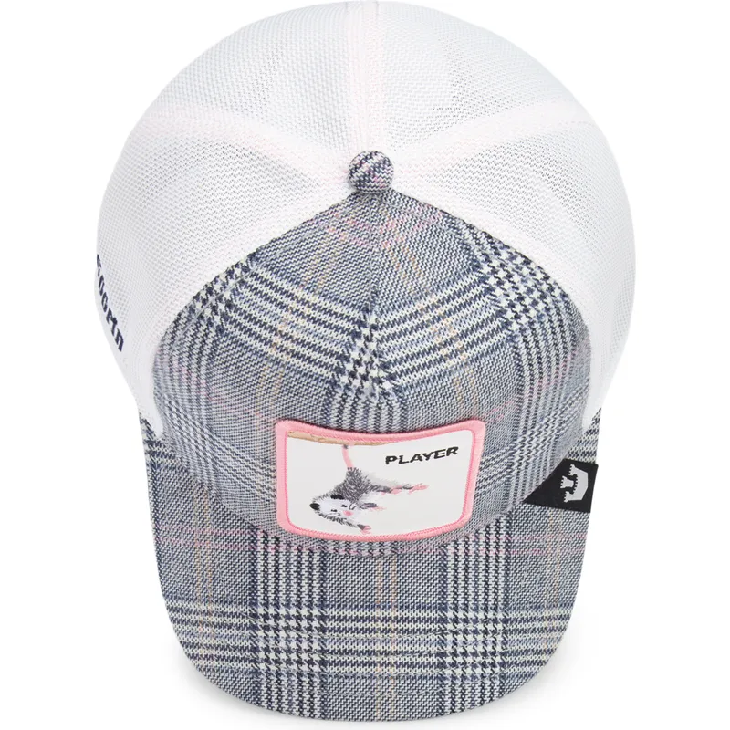 lippikset-kaareva-rekka-laivastonsininen-snapback-goorin-bros-player-possum-luxury-moon-the-farm-navy-blue-and-white-hat-the-far lippikset-kaareva-rekka-laivastonsininen-snapback-goorin-bros-player-possum-luxury-moon-the-farm-navy-blue-and-white-hat-the-far