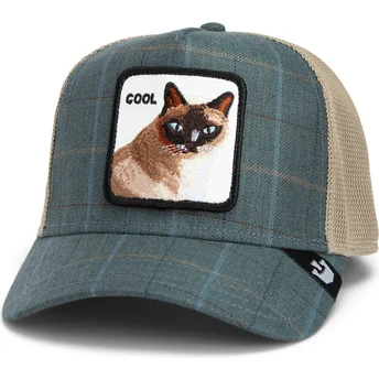 Cap kaareva blue snapback Goorin Bros. Cool Cat Luxury Moon The Farm Blue Hat The Farm de Goorin Bros.