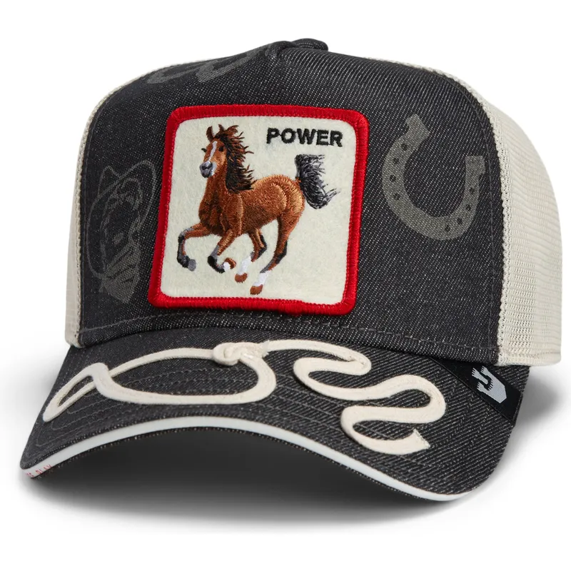 lippikset-kaareva-rekka-laivastonsininen-snapback-goorin-bros-power-full-throttle-horse-play-the-farm-navy-blue-hat-the-farm-goo lippikset-kaareva-rekka-laivastonsininen-snapback-goorin-bros-power-full-throttle-horse-play-the-farm-navy-blue-hat-the-farm-goo