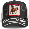 lippikset-kaareva-rekka-laivastonsininen-snapback-goorin-bros-power-full-throttle-horse-play-the-farm-navy-blue-hat-the-farm-goo