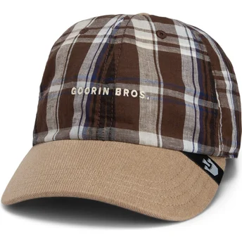 Cap kaareva brown snapback Goorin Bros. Curved Brim Ask Your Mother Papa Cap Madras The Farm Brown Cap The Farm de Goorin Bros.