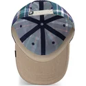 lippikset-kaareva-monivarinen-snapback-goorin-bros-curved-brim-hardly-working-papa-cap-madras-the-farm-navy-blue-and-brown-cap-t