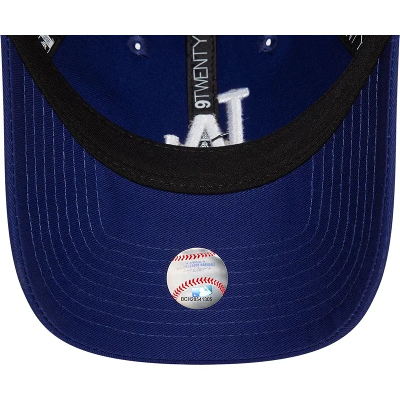 lippikset-kaareva-sininen-saadettava-nauha-9twenty-league-essential-los-angeles-dodgers-mlb-new-era