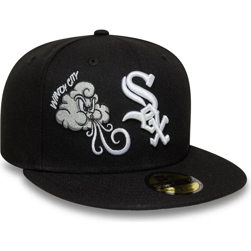 lippikset-littea-musta-istuva-59fifty-food-icon-windy-city-chicago-white-sox-mlb-new-era