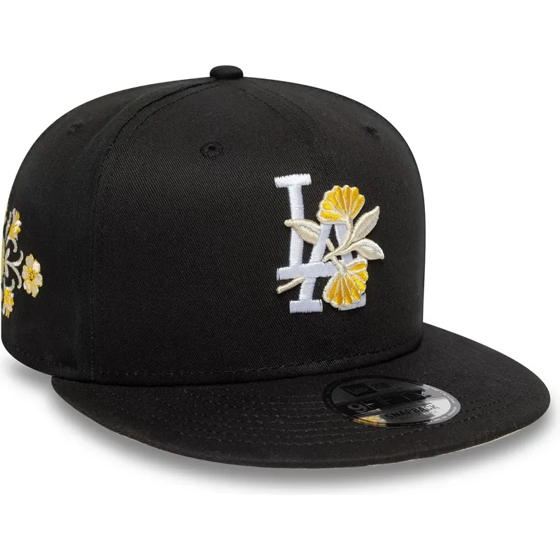 lippikset-littea-musta-snapback-9fifty-floral-los-angeles-dodgers-mlb-new-era