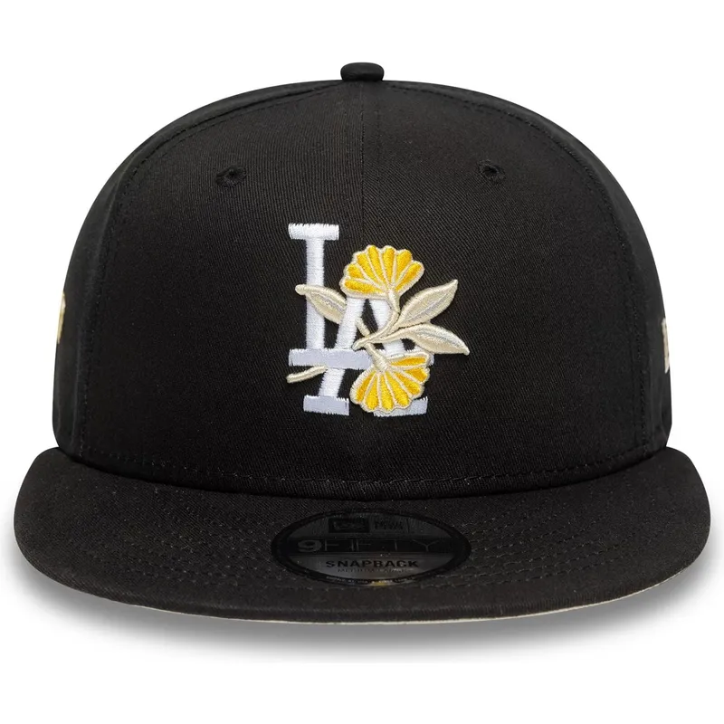 lippikset-littea-musta-snapback-9fifty-floral-los-angeles-dodgers-mlb-new-era