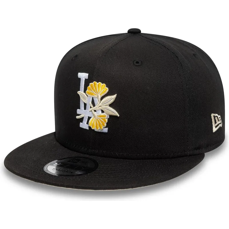 lippikset-littea-musta-snapback-9fifty-floral-los-angeles-dodgers-mlb-new-era