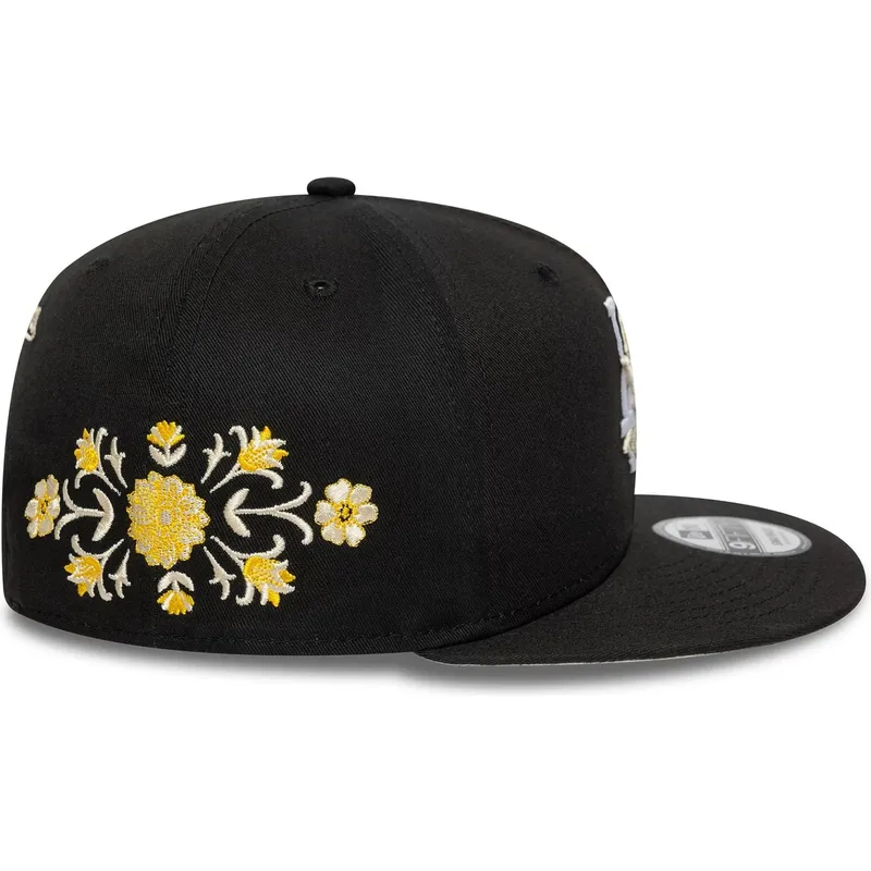 lippikset-littea-musta-snapback-9fifty-floral-los-angeles-dodgers-mlb-new-era