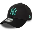 lippikset-kaareva-musta-saadettava-nauha-9forty-league-essential-new-york-yankees-mlb-new-era