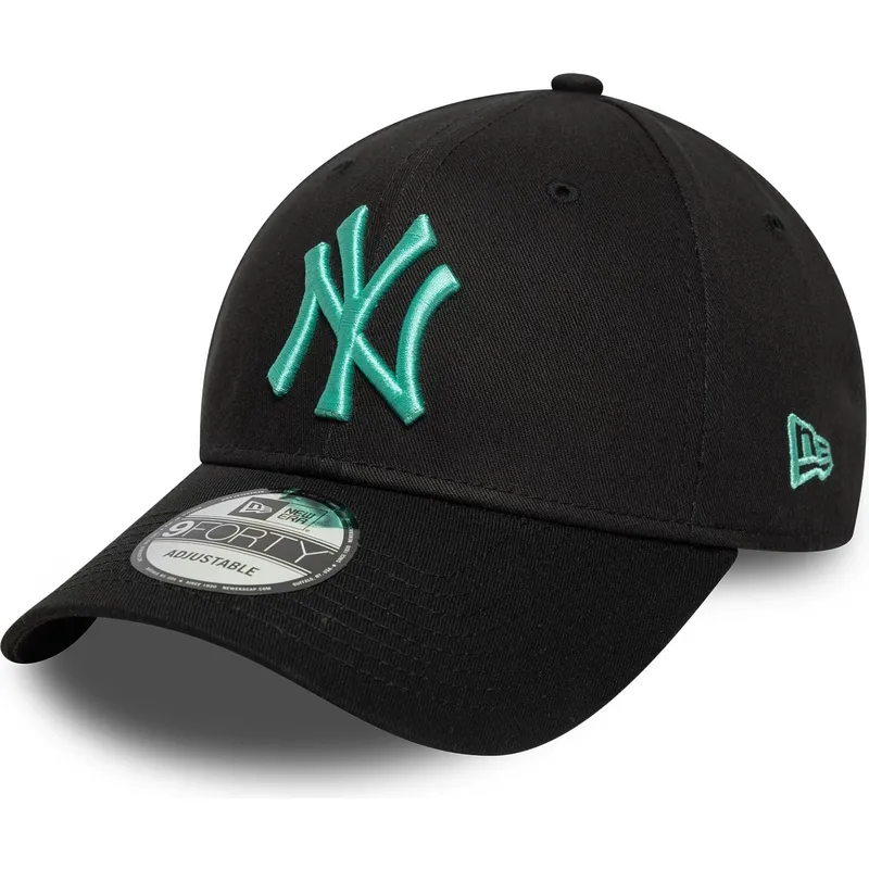 lippikset-kaareva-musta-saadettava-nauha-9forty-league-essential-new-york-yankees-mlb-new-era