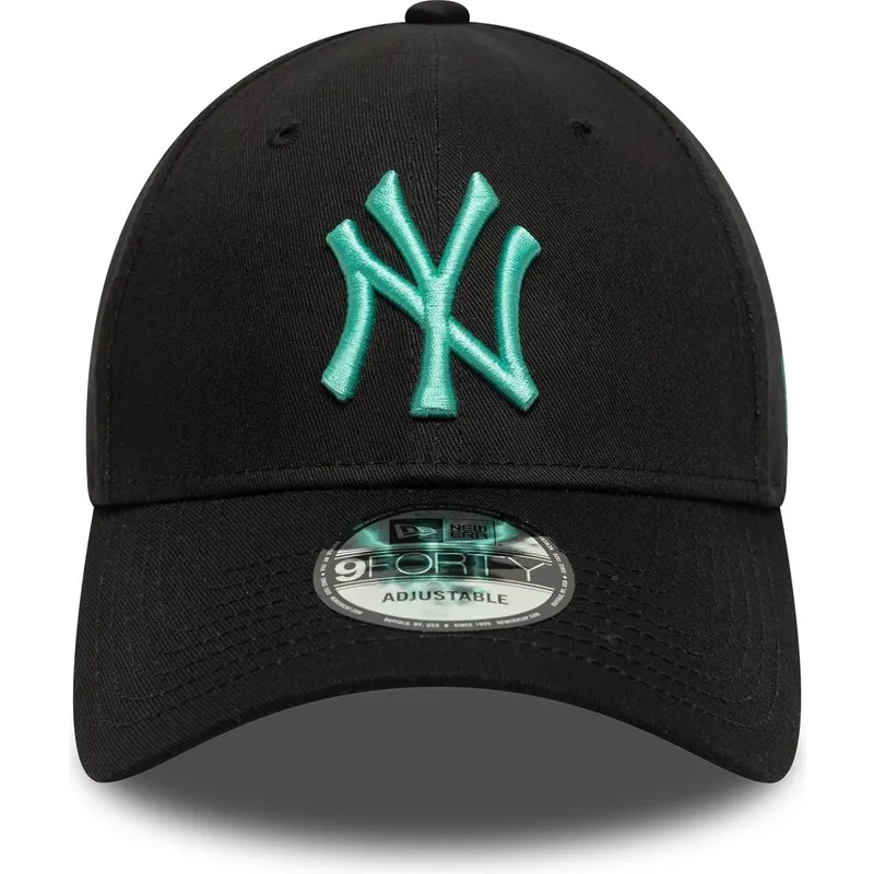 lippikset-kaareva-musta-saadettava-nauha-9forty-league-essential-new-york-yankees-mlb-new-era