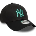 lippikset-kaareva-musta-saadettava-nauha-9forty-league-essential-new-york-yankees-mlb-new-era