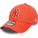 lippikset-kaareva-oranssi-saadettava-nauha-9forty-team-outline-new-york-yankees-mlb-new-era
