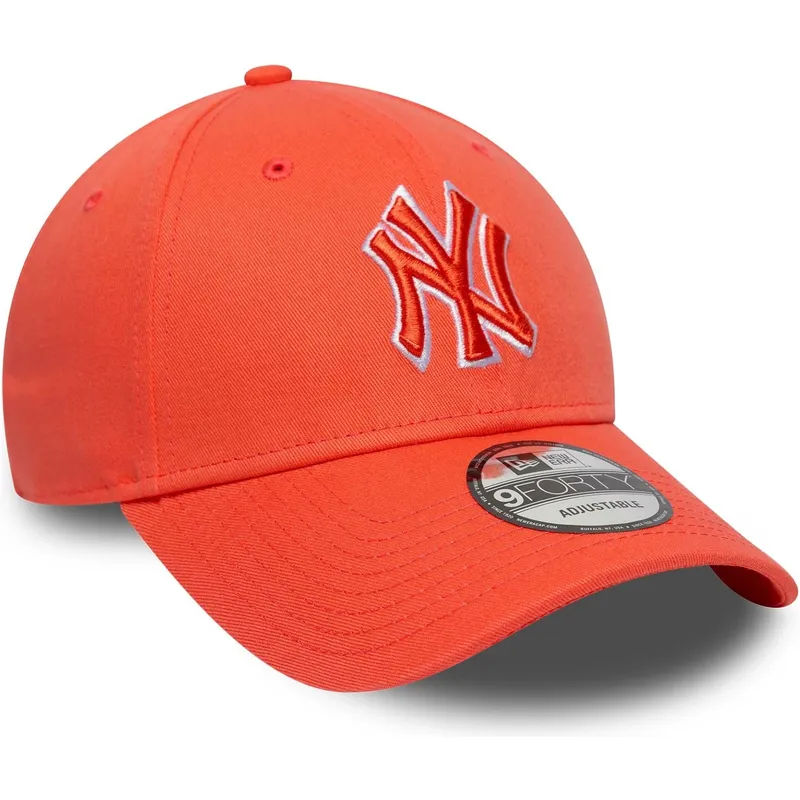 lippikset-kaareva-oranssi-saadettava-nauha-9forty-team-outline-new-york-yankees-mlb-new-era