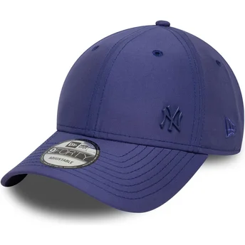 New Era Curved Brim 9FORTY Tonal Flawless New York Yankees MLB Purple Adjustable Cap