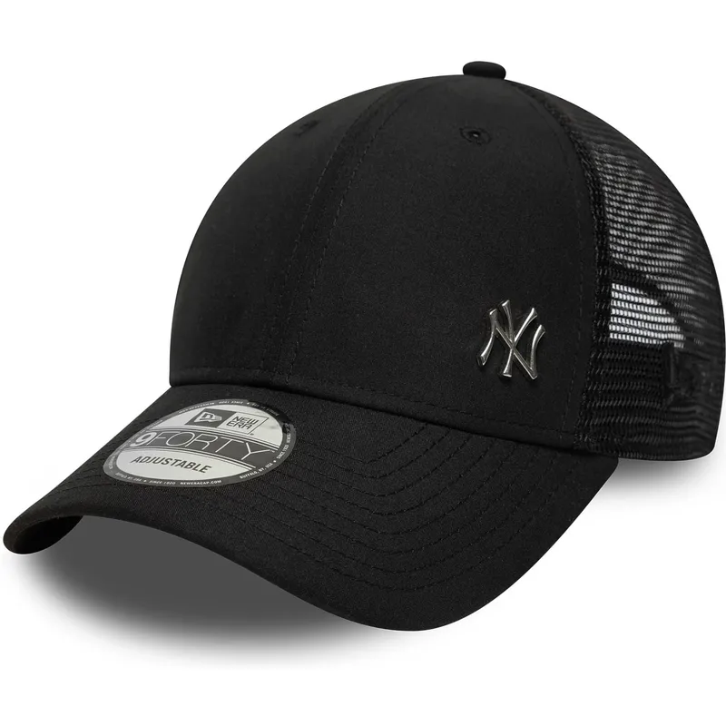 lippikset-kaareva-rekka-musta-saadettava-nauha-9forty-flawless-new-york-yankees-mlb-new-era