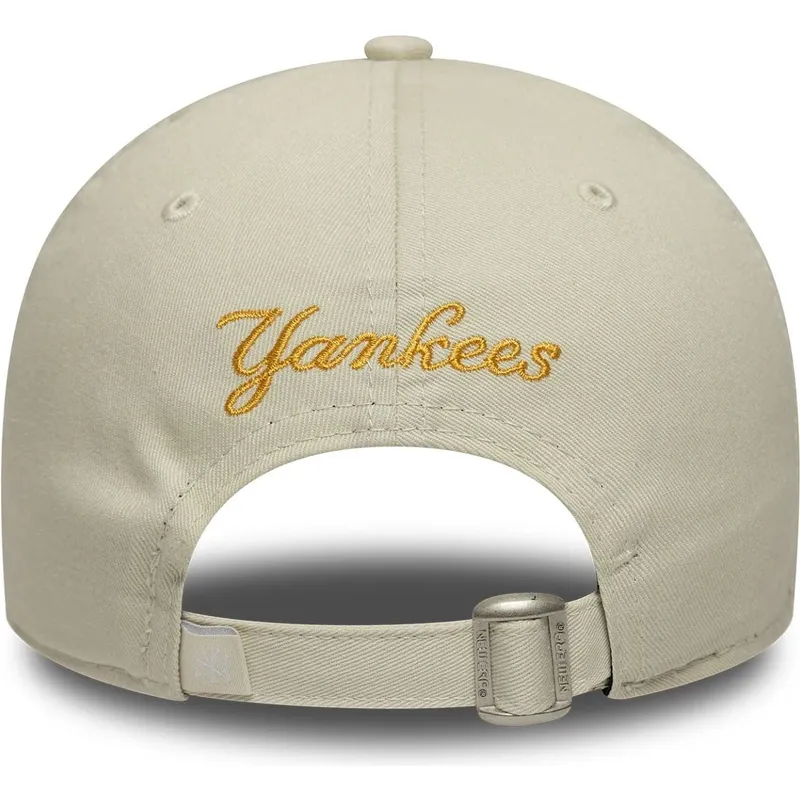 lippikset-kaareva-beige-saadettava-nauha-9forty-floral-icon-new-york-yankees-mlb-new-era