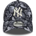 lippikset-kaareva-musta-saadettava-nauha-9forty-all-over-print-new-york-yankees-mlb-new-era