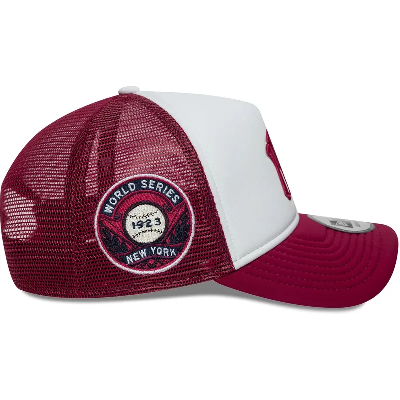 lippikset-kaareva-rekka-punainen-snapback-e-frame-world-series-new-york-yankees-mlb-new-era