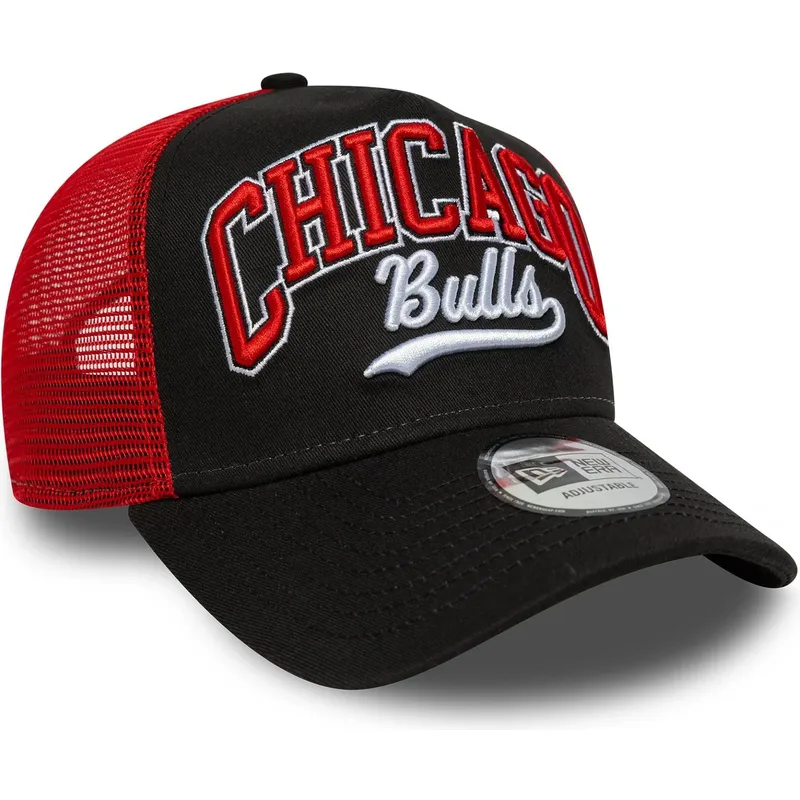 lippikset-kaareva-rekka-musta-snapback-e-frame-script-chicago-bulls-nba-new-era