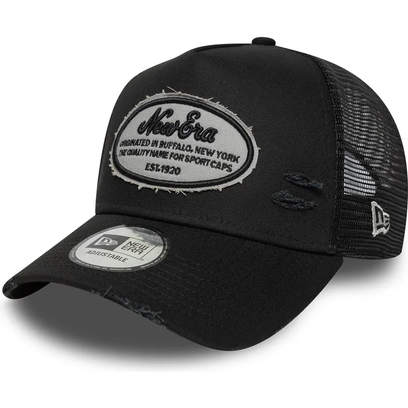 lippikset-kaareva-rekka-musta-snapback-a-frame-oval-distress-patch-new-era