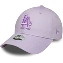 lippikset-kaareva-violetti-saadettava-nauha-9forty-league-essential-los-angeles-dodgers-mlb-new-era