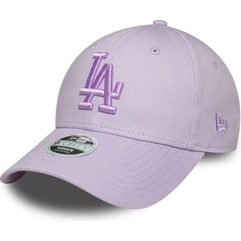 lippikset-kaareva-violetti-saadettava-nauha-9forty-league-essential-los-angeles-dodgers-mlb-new-era