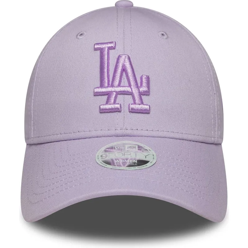 lippikset-kaareva-violetti-saadettava-nauha-9forty-league-essential-los-angeles-dodgers-mlb-new-era