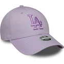 lippikset-kaareva-violetti-saadettava-nauha-9forty-league-essential-los-angeles-dodgers-mlb-new-era