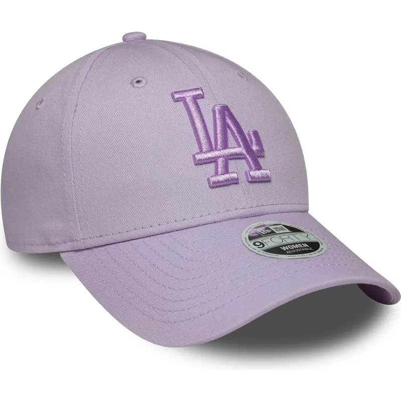lippikset-kaareva-violetti-saadettava-nauha-9forty-league-essential-los-angeles-dodgers-mlb-new-era