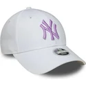lippikset-kaareva-valkoinen-saadettava-nauha-9forty-league-essential-new-york-yankees-mlb-new-era