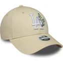 lippikset-kaareva-beige-saadettava-nauha-9forty-floral-icon-los-angeles-dodgers-mlb-new-era