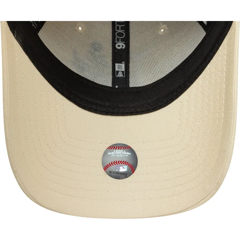 lippikset-kaareva-beige-saadettava-nauha-9forty-floral-icon-los-angeles-dodgers-mlb-new-era