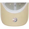 new-era-curved-brim-women-9forty-beaded-new-york-yankees-mlb-beige-adjustable-cap