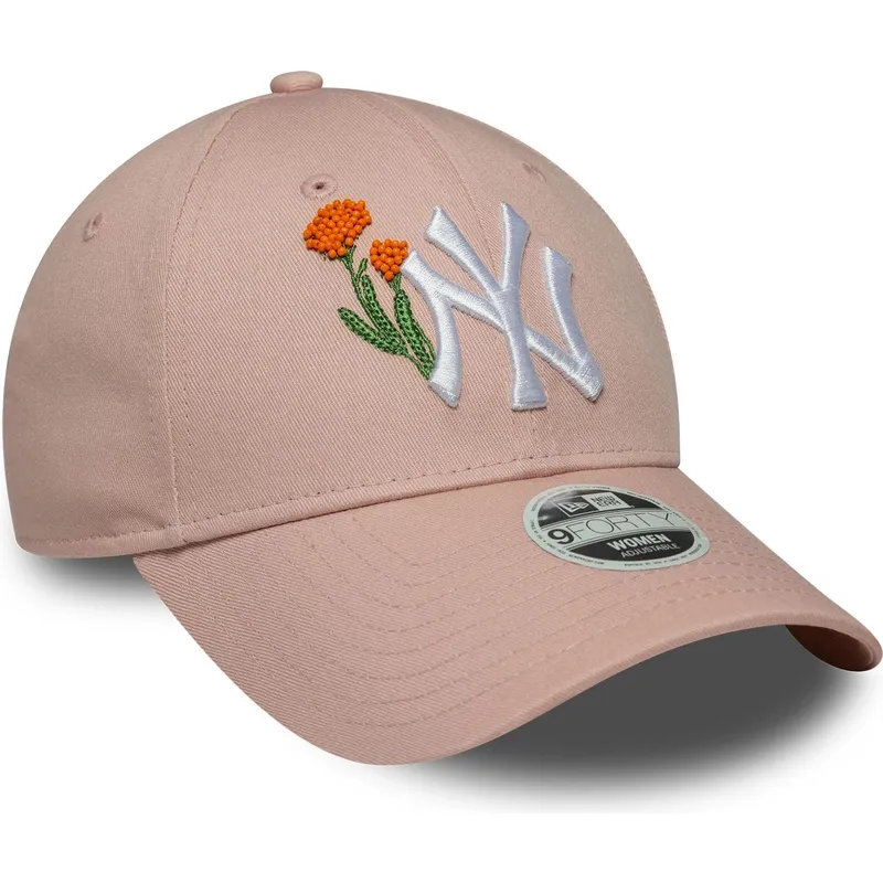 lippikset-kaareva-vaaleanpunainen-saadettava-nauha-9forty-beaded-new-york-yankees-mlb-new-era lippikset-kaareva-vaaleanpunainen-saadettava-nauha-9forty-beaded-new-york-yankees-mlb-new-era