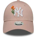 lippikset-kaareva-vaaleanpunainen-saadettava-nauha-9forty-beaded-new-york-yankees-mlb-new-era