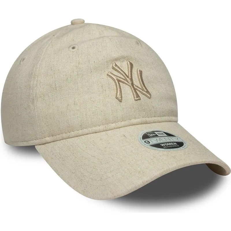 lippikset-kaareva-beige-saadettava-nauha-9twenty-linen-new-york-yankees-mlb-new-era lippikset-kaareva-beige-saadettava-nauha-9twenty-linen-new-york-yankees-mlb-new-era