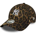 lippikset-kaareva-leopardi-saadettava-nauha-9twenty-outline-new-york-yankees-mlb-new-era