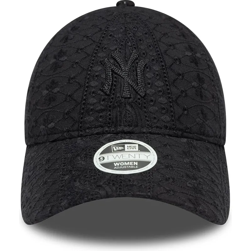 cap-kaareva-black-adjustable-strap-9twenty-broderie-new-york-yankees-mlb-new-era cap-kaareva-black-adjustable-strap-9twenty-broderie-new-york-yankees-mlb-new-era