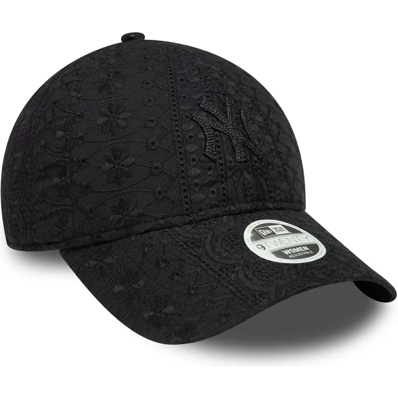 lippikset-kaareva-musta-saadettava-nauha-9twenty-broderie-new-york-yankees-mlb-new-era lippikset-kaareva-musta-saadettava-nauha-9twenty-broderie-new-york-yankees-mlb-new-era