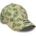 cap-kaareva-beige-adjustable-strap-9twenty-all-over-print-tropical-new-york-yankees-mlb-new-era